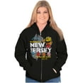 thumbnail image 4 of PACMAN Welcome to New Jersey State Unisex Plus Size Zip Hoodie Brisco Brands 4X, 4 of 5