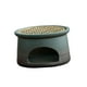 thumbnail image 5 of Calentador de Tetera de Cerámica, Base de Calentamiento de Velas, Plato Resistente Al Calor, Soporte para Calentador de Té, Soporte para Calentador de , Azul BLESIY calentador de tetera, 5 of 8