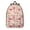 Delicious Pizza, variant on Vintage Ethnic Mandala Art Backpack for Women, Traditional Tribal Pattern School Daypack with Mystic Sacred Boho Design
