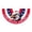 multicolor, variant on PATLOLLAV Patriotic American Fan Flag Independence Day Decorative Fan-Shaped Flag, Polyester Printed Hanging Flag for Holiday Parties, Garden Layouts & Patriotic Displays