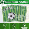 thumbnail image 5 of DAZLUTE 200pcs Soccer Paper Plates and Napkins Disposable Tableware Set for Soccer Themed Decorations, 5 of 9