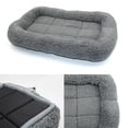 thumbnail image 3 of Camas para perros, manta cálida gris para mascotas pequeñas y medianas, colchoneta para dormir para gatos, cojín para colchón, 3 of 3