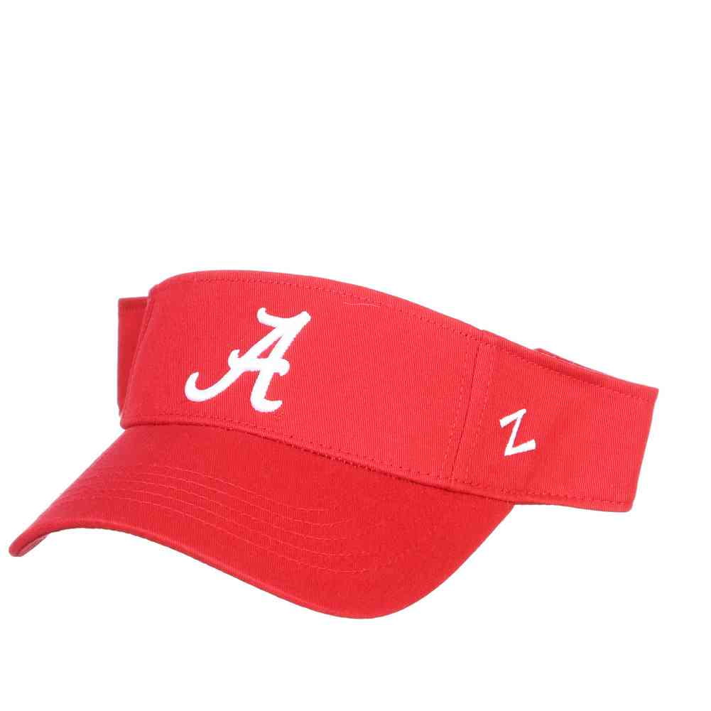 Zephyr University of Alabama Birdie Crimson Role Tide Visor Cap Hat