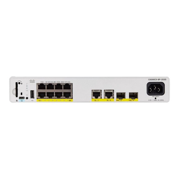 CATALYST 9000 COMPACT SWITCH 8 PORT POE , 240W, ADV
