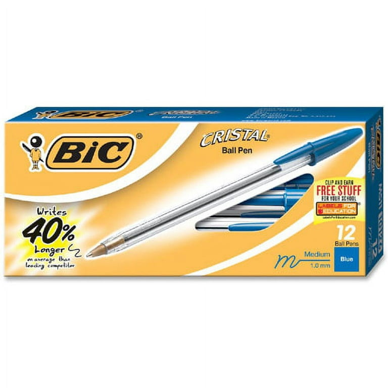 Plastic BiC Cristal Orange Grip Fine Pens Pack of 4 - Blue, For Writing at  best price in Delhi