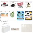 thumbnail image 3 of AKEGAMN Graduation Card Graduation Card Clip Graduation Card Humorous Set Of 8 Graduation Wallet Card Decoration Interesting Graduation Wallet Fantastical Design: Our cards the spirit of graduation, 3 of 9
