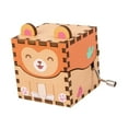 thumbnail image 5 of Kokiya Wooden Music Box Musical Boxes Lovely Unique Crafts 3D Puzzles Hand Crank for Valentines Festival Holiday Anniversary Friends Style H, 5 of 9