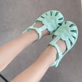 thumbnail image 6 of FSYBOA Girls Jelly Sandals, Closed Toe Casual Outdoors Non-Slip Kids Summer Shoes Green Size 10(Little Kids), 6 of 9
