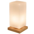 thumbnail image 5 of Lámpara de mesa con jarrón decorativo nórdico para dormitorio, creativa, sencilla, romántica, cálida luz de noche de cristal, estilo japonés, 5 of 5