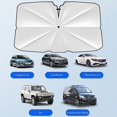 thumbnail image 2 of Parasol plegable para parabrisas de coche, varilla flexible ajustable 360°, 79 x 140 cm, 2 of 5