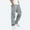 Gray, variant on FAMTKT Men's Fashion Casual Jogger Trousers Sweatpants - Outdoor Drawstring Workout Running Cargo Athletic Long Pants