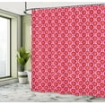 thumbnail image 5 of Ambesonne Hearts Shower Curtain, Colorful Valentines Day Tile, 69"Wx70"L, Pink Red Orange, 5 of 5