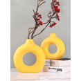 thumbnail image 2 of 1pc Creative Round Flower Vase For Dried Flowers Home Decoration, 2 of 4