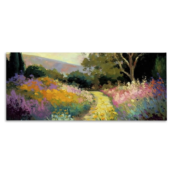 Stupell Industries French Country Modern Meadow Path Canvas Art, 24 x 10, by Gina Kelly