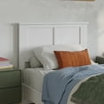 thumbnail image 3 of AFI Madison Twin Solid Wood Platform Bed, White, 3 of 6