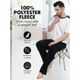 thumbnail image 4 of North 15 Men's Super Soft Micro Fleece Lounge Pants-1224-Blk-5XL, 4 of 9