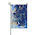 thumbnail image 1 of YUSDECOR Blue And Gold Liquid Texture Yard Decor Home Garden Flag Size 12x18 Inches, 1 of 1