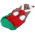 thumbnail image 2 of Disfraz navideño para mascotas Temporadas de otoño e invierno Lindos disfraces de ciervos para perros pequeños y medianos (M), 2 of 5