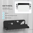 thumbnail image 1 of Metal Game Console Wall-mounted Holder Heat Dissipation Stand Home Shelf Rack Accessories Replacement for Nintendo Switch OLED White, 1 of 7