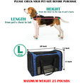 thumbnail image 3 of Lioneon Pet/Dog/Cat/Puppy Soft-Sided Travel Carrier for Large Up to 25LB - Purple, 3 of 7