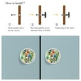 thumbnail image 4 of 4 Pcs Parrot Knobs for Kitchen Cabinet Cupboard Dresser Bookcase Drawer Pulls Handles Round Home Decor, 4 of 5