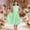 4Green20, variant on CAIVO Kids Elegant Girls Long Dress With Pleated Dress And Sleeveless Design For Summer Formal Occasions And Party Wear O-Neck Comfort Dresses