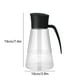 thumbnail image 3 of RKSTN oil dispenser for kitchen Olive Oil Dispenser Bottle Leakproof Glass Oil Container With Non-Slip Handle Automatic And Stopper Oil Dispenser Bottle For Kitchen 630ML, 3 of 7