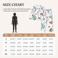 thumbnail image 6 of Kll Music Lover Dinosaur Print Women'S Long Sleeve Pajamas With Pants Sleepwear Loungewear 2 Set-Xx-Large, 6 of 9