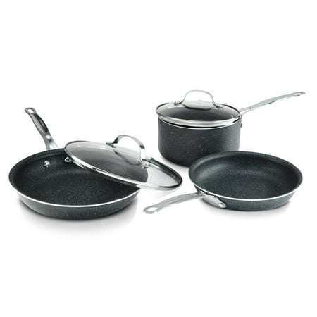 Granite Stone Diamond 5-Piece Non-Stick Ultra Durable, Mineral ...