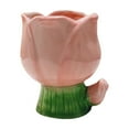 thumbnail image 3 of SIfdSeng Irregular Gradient Flower Hand Painted Water Cup Candle Holder Ceramic Mug Indoor Jewelry, 3 of 3