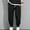 A_Black Pants for Men, variant on Men's Tapered Jogging Pants Casual Sports Sweatpants Breathable Stretch Fabric Zipper Ankle Adjustable Waist Elastic Comfortable Fit Fitness Exercise Everyday Wear Blue L