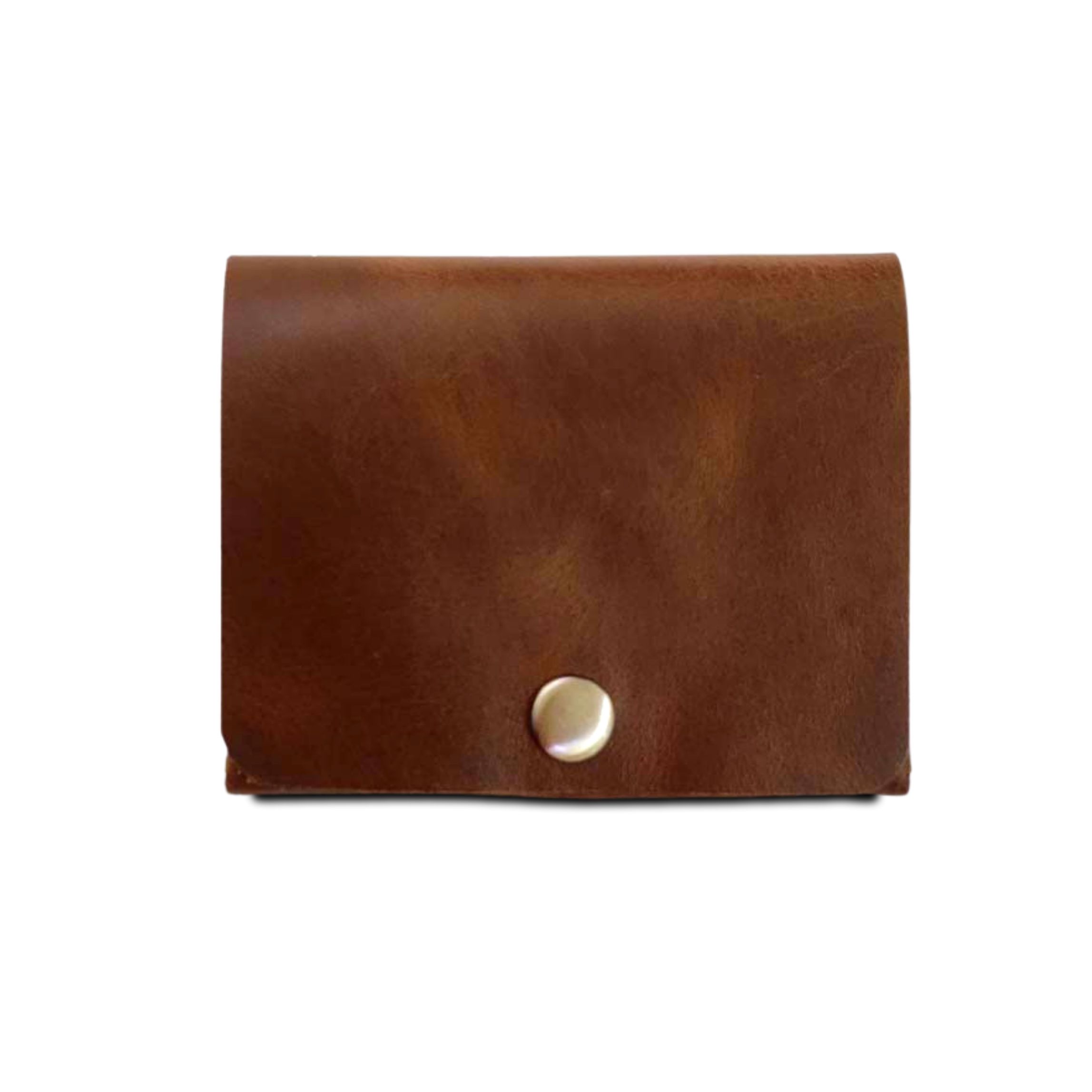 STRUTT Sleek & Compact Unisex Leather Wallet the Crushed Tan Native Batua