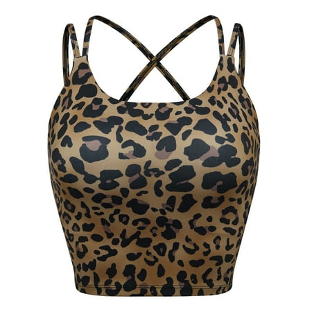

Women s Strappy Sports Bra Sexy Crisscross Back Yoga Bra with Removable Cups