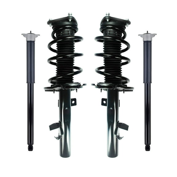 Set of 4 Front Quick Complete Strut-Rear Complete Shock Kit For 2013 Ford Focus