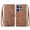 Brown, variant on SYITOOCK Phone Case for Motorola Moto Edge 50 Pro, Shockproof PU Leather Wallet Case with Card Slots Anti-Scratch Stand Magnetic Flip Zipper Pocket Cover for Motorola Moto Edge 50 Pro, Blue