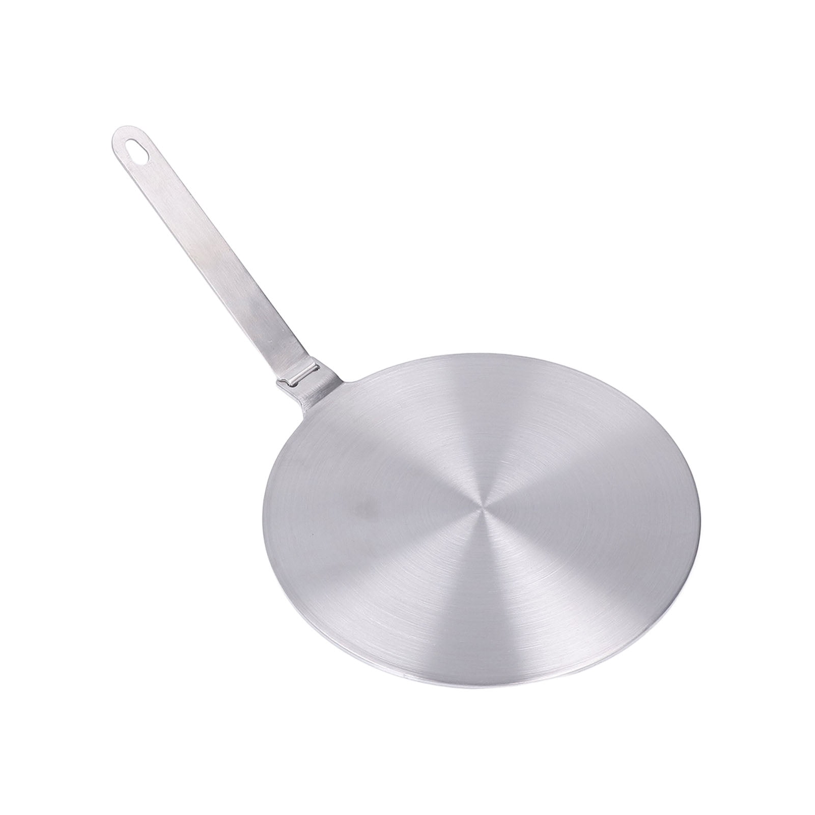 YAHHU Stainless Steel Kitchen Heat Diffuser Plate with Heat-Resistant Handle for Induction Cooktops, 7.87 inches / 20 cm, Universal Round Converter Plate for Gas, Electric, and Glass Stovetops