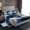 Blue, variant on Manfei Happy Valentine's Day 4pcs Bed Sheets for Female Men,Romantic Couple Lover King Sheets,Love Heart Print Super Cozy Sheet Set,Microfiber Bedroom Decor