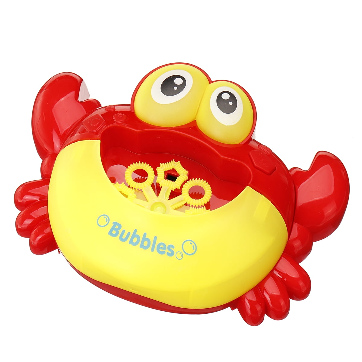 crab bubble machine bath toy