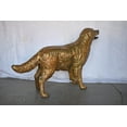 thumbnail image 3 of Nifao Labrador Retriever Dog Bronze Statue Light Color Finish – Garden Outdoor Decor Sculpture, 56"L x 13"W x 36"H, 3 of 12