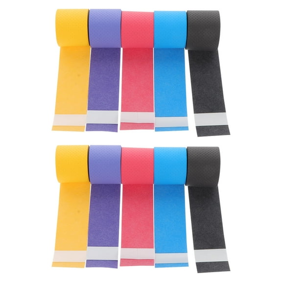 ROSENICE 10Pcs Tennis Racket Grip Replacement Antislip Tape for Sports Enthusiasts Pu