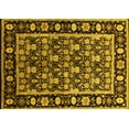 thumbnail image 1 of Ahgly Company Machine Washable Indoor Rectangle Oriental Yellow Traditional Area Rugs, 2' x 3', 1 of 4