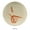 Tan, variant on Yanco OR-1708 8.25 in. Orchis Round Plate, Gold - Pack of 24