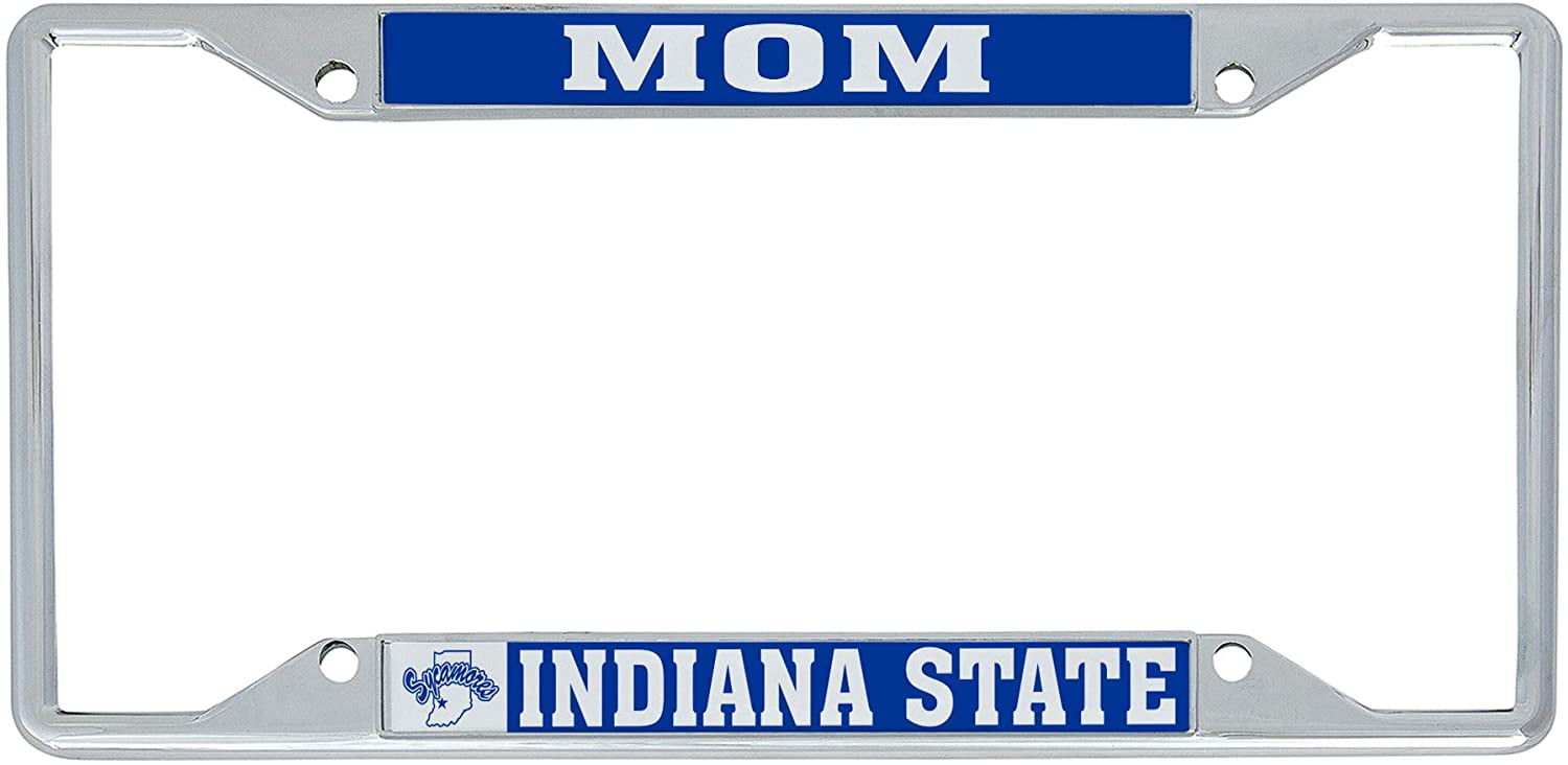 Brigham Young University Metal License Plate Frame for Front or Back of Car Officially Licensed Mom