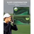 thumbnail image 3 of Telémetro de golf Jiehome X1-1100, 6X de aumento, compensación de pendiente, 3 of 6