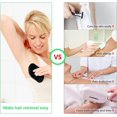 thumbnail image 3 of Herramienta de depilación de exfoliación sin dolor para hombres, mujeres, brazos, piernas, espalda, pecho, piel suave y sedosa, depilación de cristal rápida y fácil para adultos (negro) ER, 3 of 5