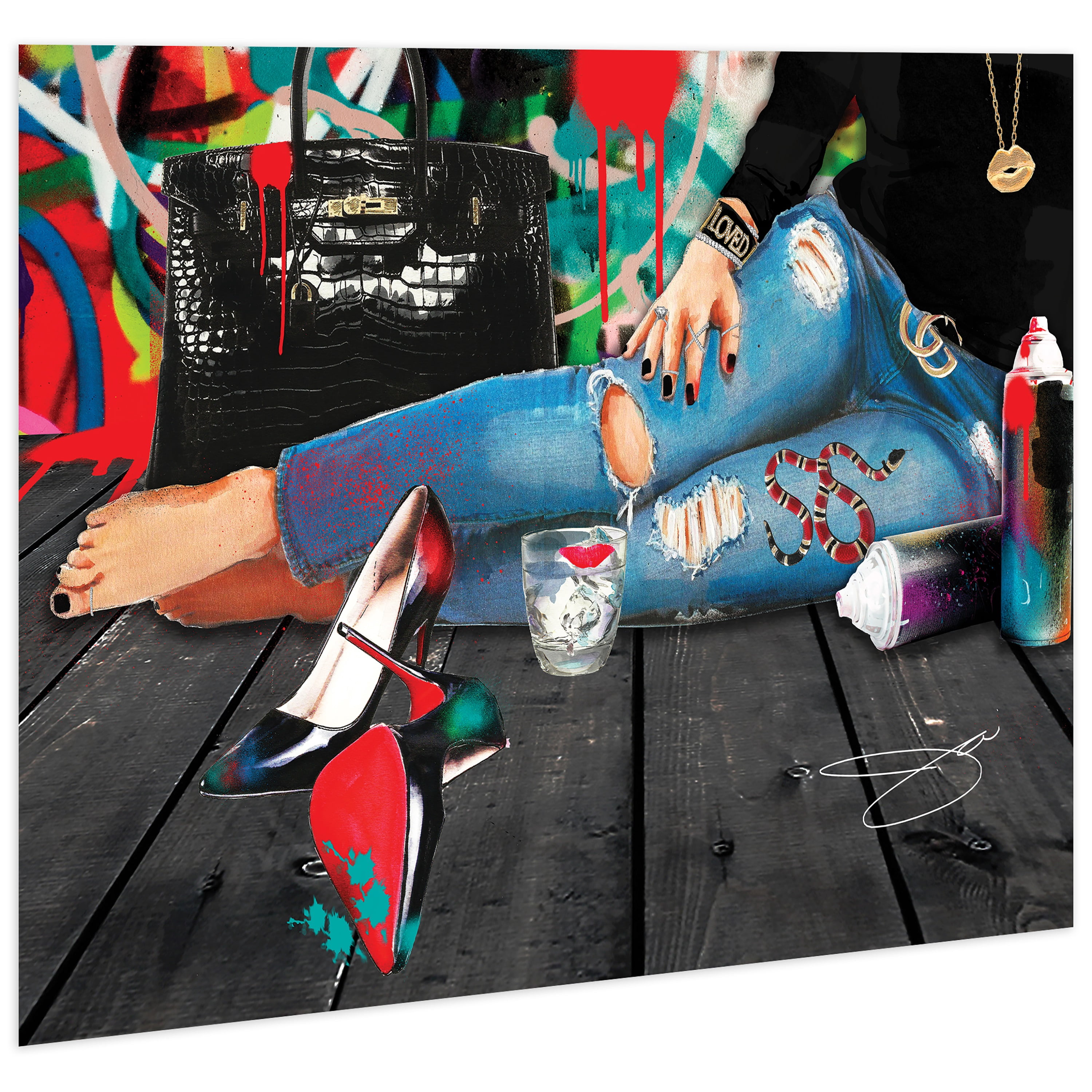 Empire Art Graphic People Art Prints, 32" x 48", by Jodi P.