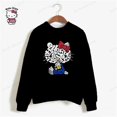 thumbnail image 3 of Sudadera con capucha fina y elegante de HELLO KITTY Harajuku para mujer, estilo coreano, holgada, estilo urbano, con dibujos animados, tallas S a 3XL, 3 of 5