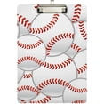 thumbnail image 2 of Coolnut Baseball Clipboard, Acrylic Standard A4 Letter Size Clip Board with Low Profile Clip for Office, Classroom, Doctor, Nurse and Teacher, 12.5"x9", 2 of 7
