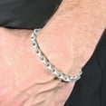 thumbnail image 4 of Pompeii Men's Solid Seed 14k Gold (38gram) or Platinum (62gram) 6.5mm Link Bracelet 8" (,), 4 of 4