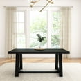 thumbnail image 2 of Plank+Beam Farmhouse 72" Dining Table, Solid Wood Rectangular Kitchen Table for 6 People, 2 of 11